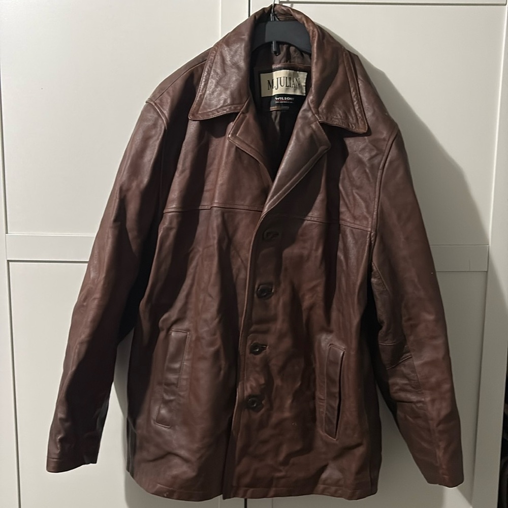 Wilson’s Leather M. Julian Brown Leather Coat